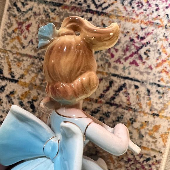 Josef Originals Musical Figurine Girl with Violin, Vintage Music Box - Picture 9 of 10